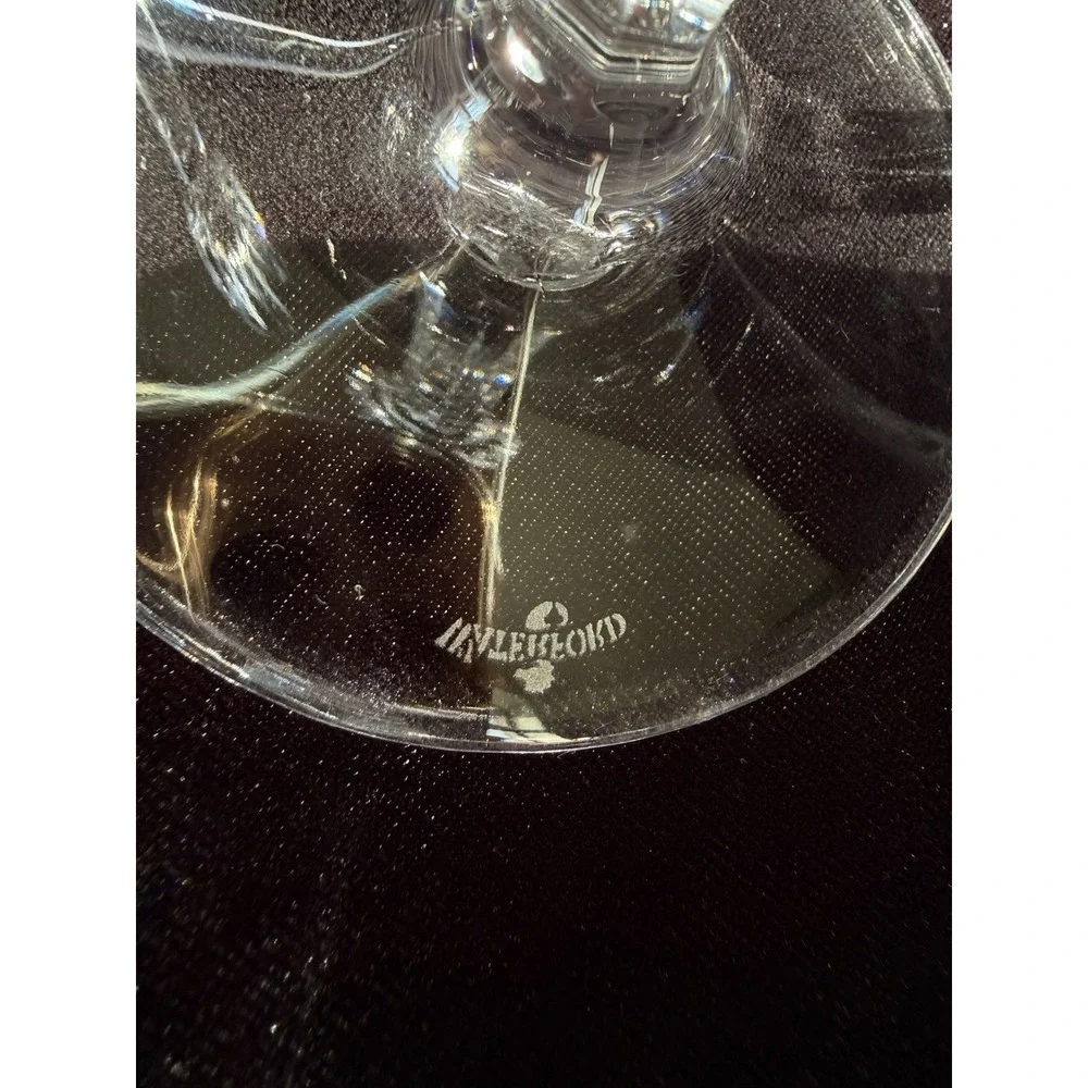 Pair Of Waterford Crystal Wynnewood Platinum Champagne‎ Flutes Discontinued